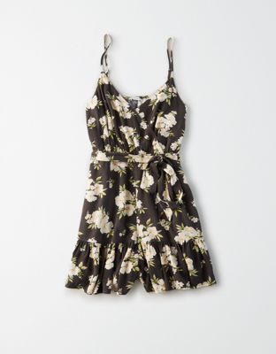 AE Ruffle Wrap Romper