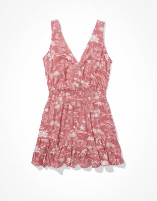 AE Printed Ruffled Romper