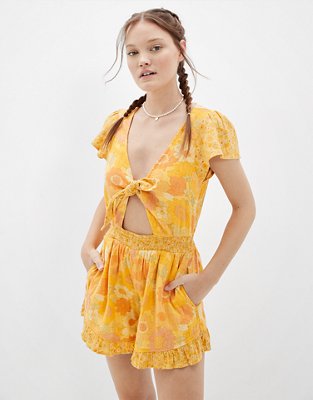 AE Denim Corset Mini Dress | American Eagle