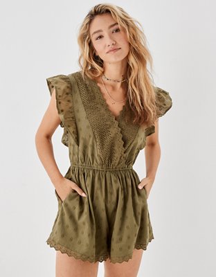 AE Garden Party Wrap Romper