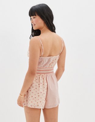 AE Front Cut-Out Romper | American Eagle