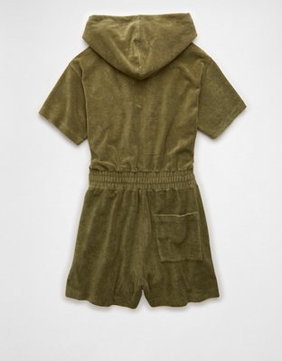 AE Hooded Terry Romper