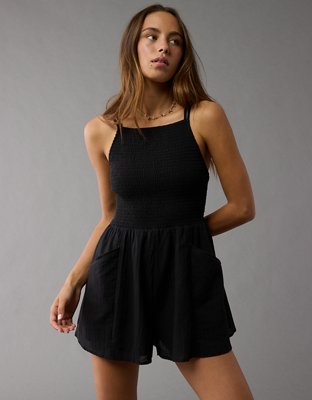 Женские комбинезоны American Eagle AE High-Neck Bare Romper — фото 2