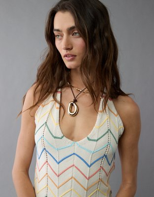 AE Romper halter de Pride al crochet
