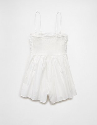 AE Strapless Ruched Bodice Romper