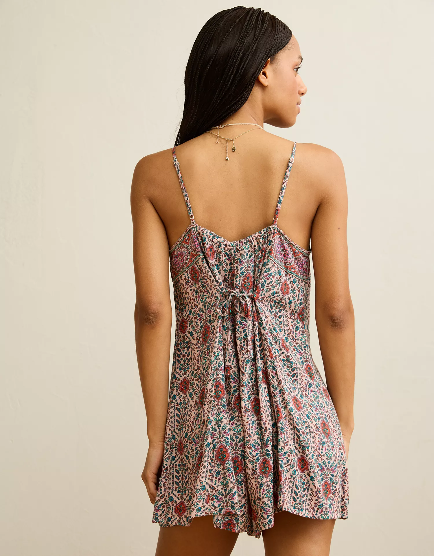 AE Button-Up Flowy Romper - thumbnail 2