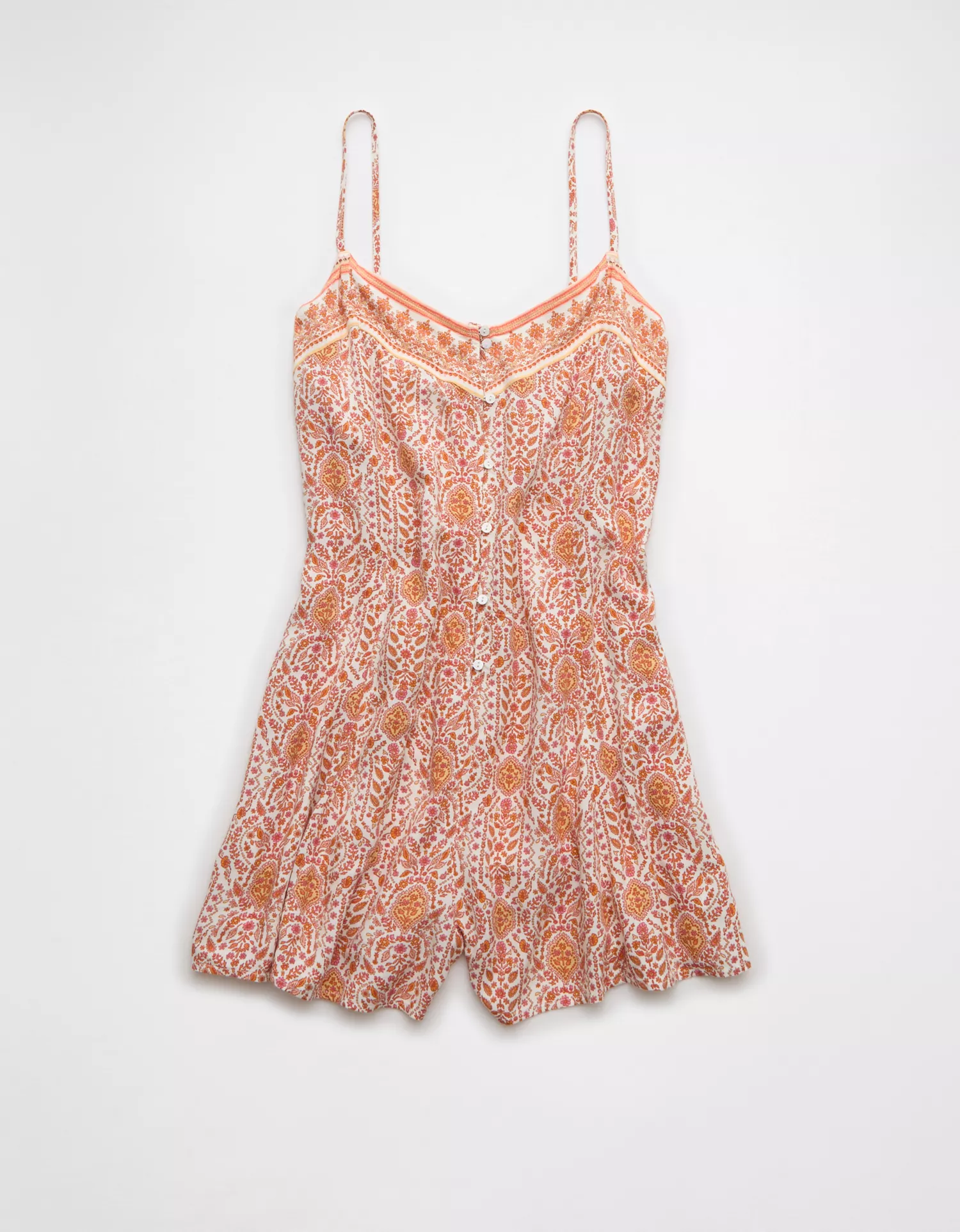 AE Button-Up Flowy Romper - thumbnail 10
