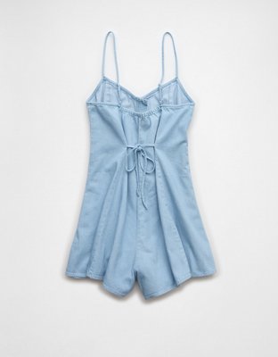AE Button-Up Flowy Romper