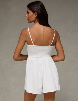 AE Lace Pintuck Romper