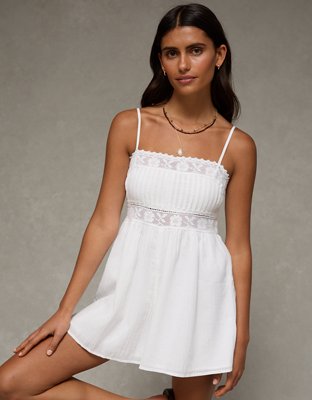 AE Lace Pintuck Romper from American Eagle - $64.95