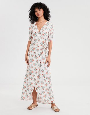 American eagle wrap dress on sale