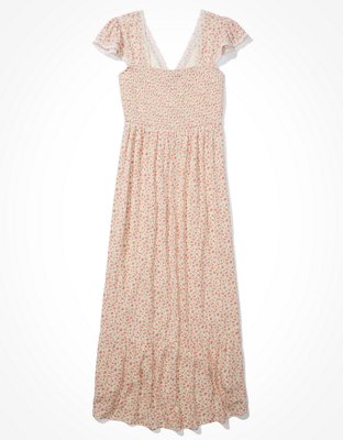 AE Floral V-Neck Maxi Dress