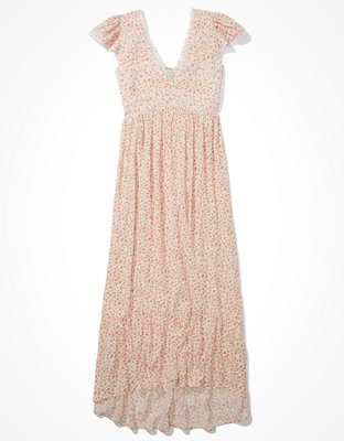 AE Floral V-Neck Maxi Dress