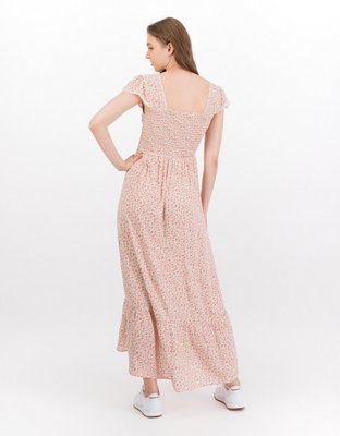 AE Floral V-Neck Maxi Dress