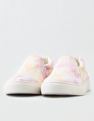 tie dye slip on