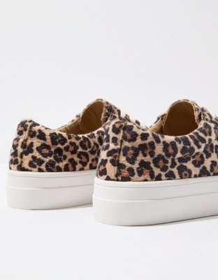 leopard platform tennis shoes