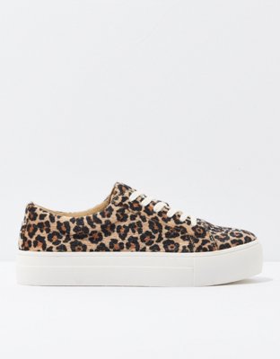 Leopard platform slip on on sale sneakers