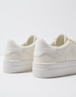 retro white sneakers