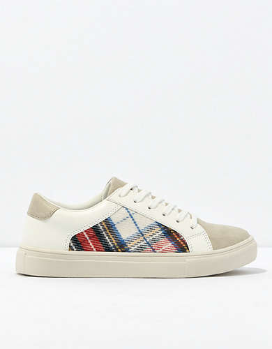 AE Plaid Lace-Up Sneaker