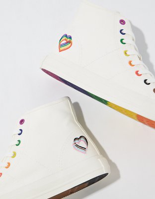 AE Pride Canvas High-Top Sneaker