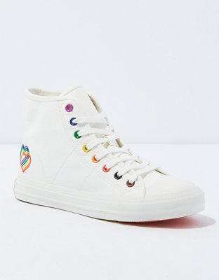 AE Pride Canvas High-Top Sneaker