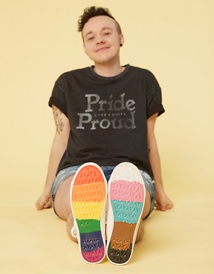 AE Pride Canvas High-Top Sneaker