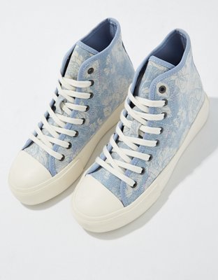 AE Floral Canvas High Top Sneaker