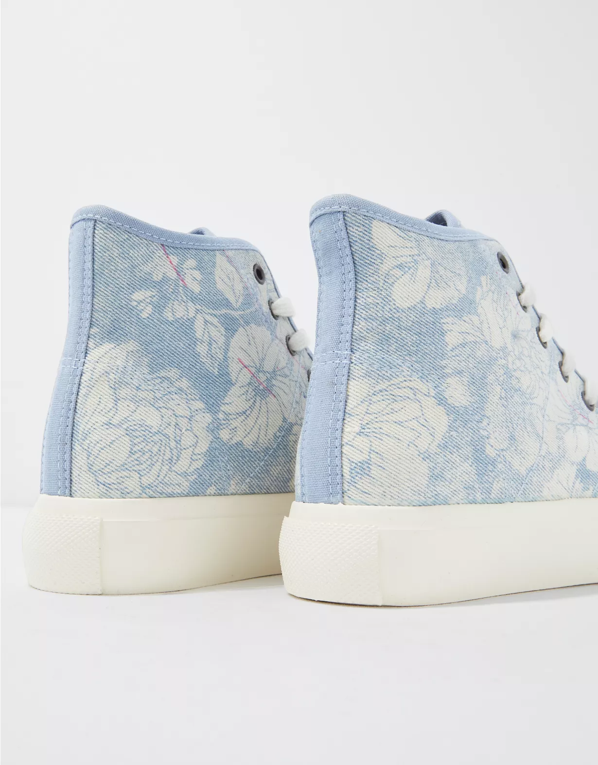 AE Floral Canvas High Top Sneaker