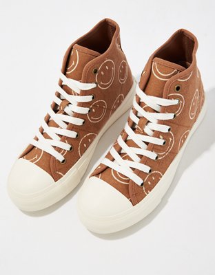 american eagle white canvas shoes