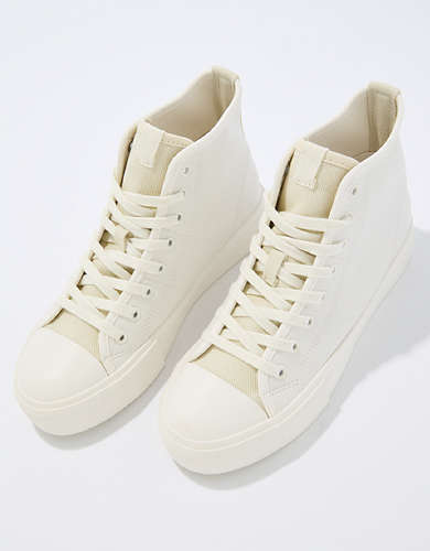 AE Mixed Material High-Top Sneaker
