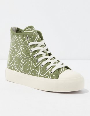 Women's High Top Sneakers.