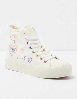 AE Pride Platform Canvas High Top Sneaker