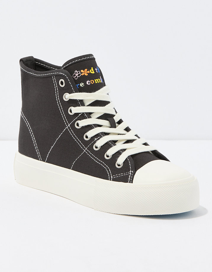 AE Doodle Canvas High-Top Sneaker