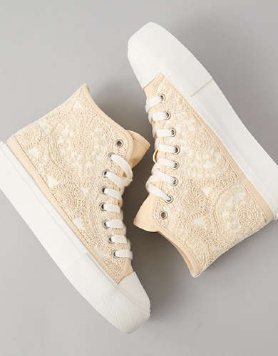 AE Crochet Platform High-Top Sneaker