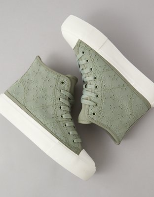 AE Eyelet High-Top Platform Sneaker