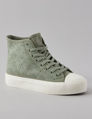 AE Eyelet High-Top Platform Sneaker