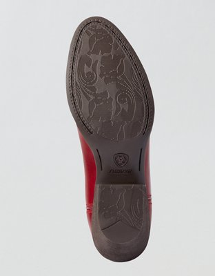 Женские ботинки Ariat Heritage Stretch R Toe Western Boot, цвет: Красный — фото 3