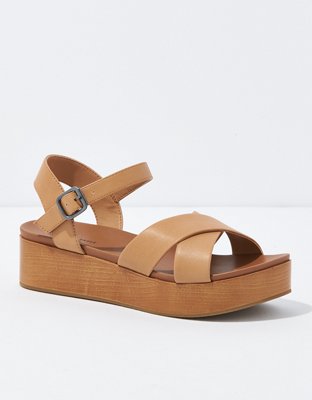 AE Crossover Platform Wedge Sandal