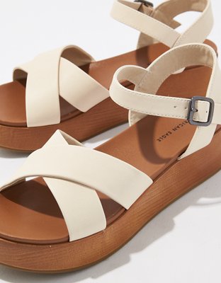 Женские сандалии American Eagle AE Crossover Platform Wedge Sandal — фото 4