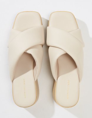 Женские сабо American Eagle AE Cross-Strap Block Heel Clog — фото 2