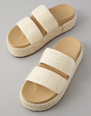 Женские сандалии American Eagle AE Crochet Flatform Espadrille Sandal — фото 2