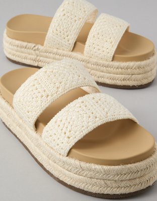 Женские сандалии American Eagle AE Crochet Flatform Espadrille Sandal — фото 3