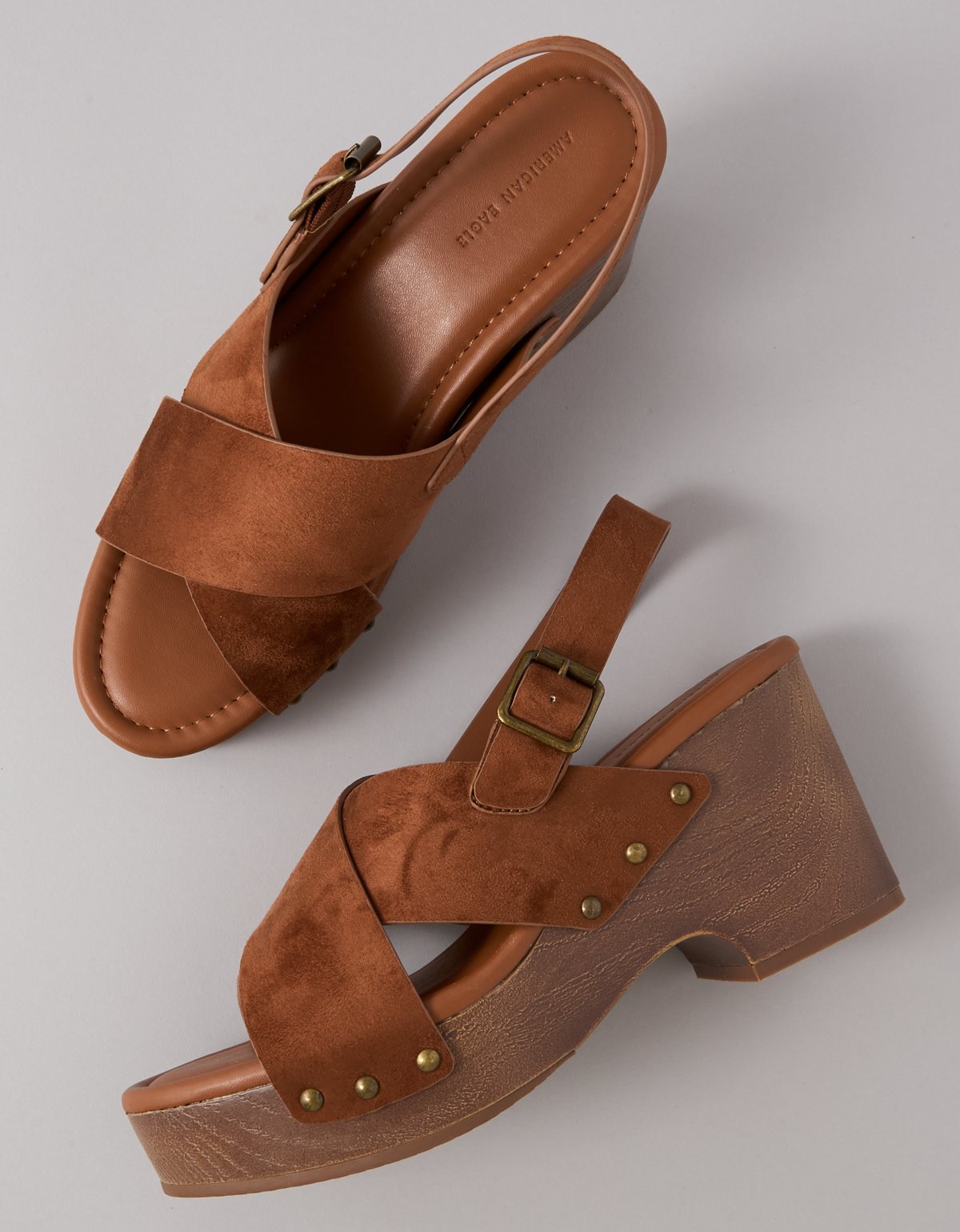 AE Criss-Cross Wedge Clog - image 2