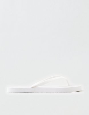 american eagle black flip flops