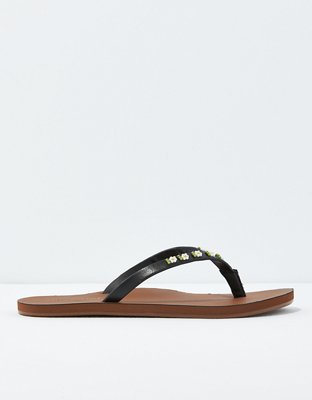 Женские сандалии American Eagle AE Beaded Daisy Flip-Flop — фото 2