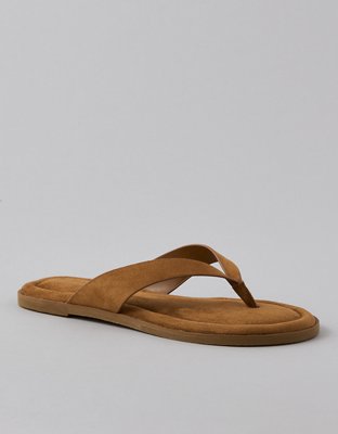 AE Faux Suede Thong Sandal