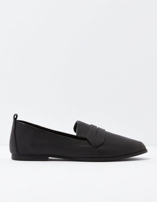 american eagle black flat shoes