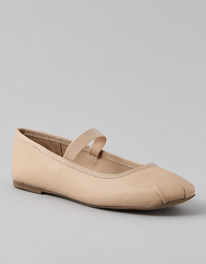 AE Vegan Leather Slip-On Ballet Flat