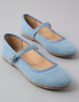 AE Denim Mary Jane Shoes