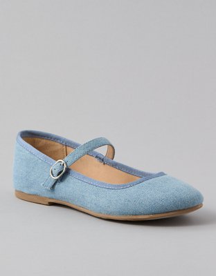 AE Denim Mary Jane Shoes